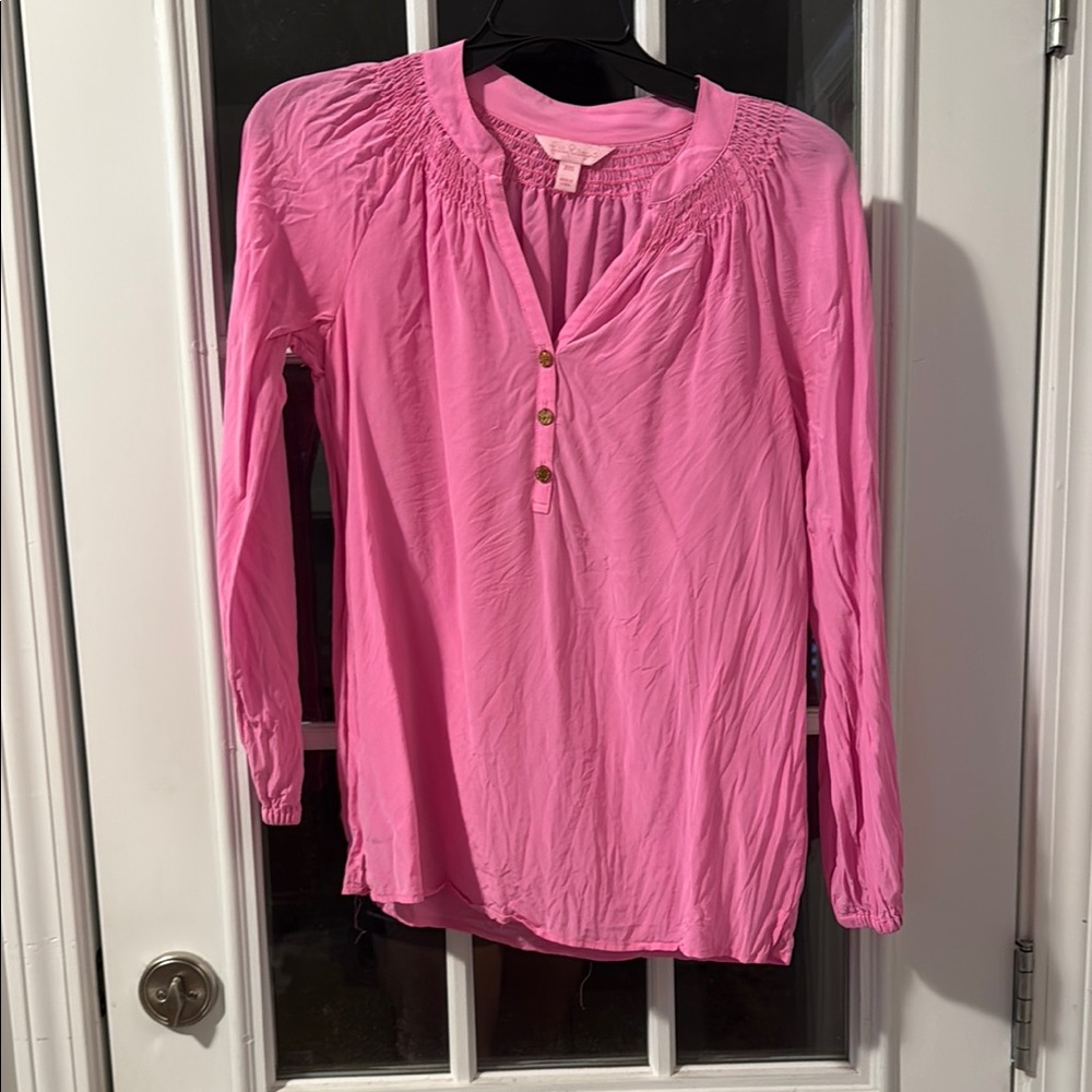 Lilly Pulitzer Pink Blouse